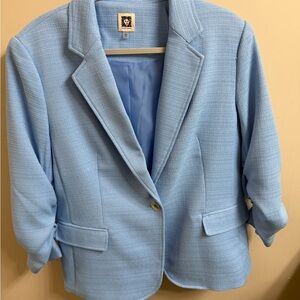 Anne Klein Sky Blue Blazer